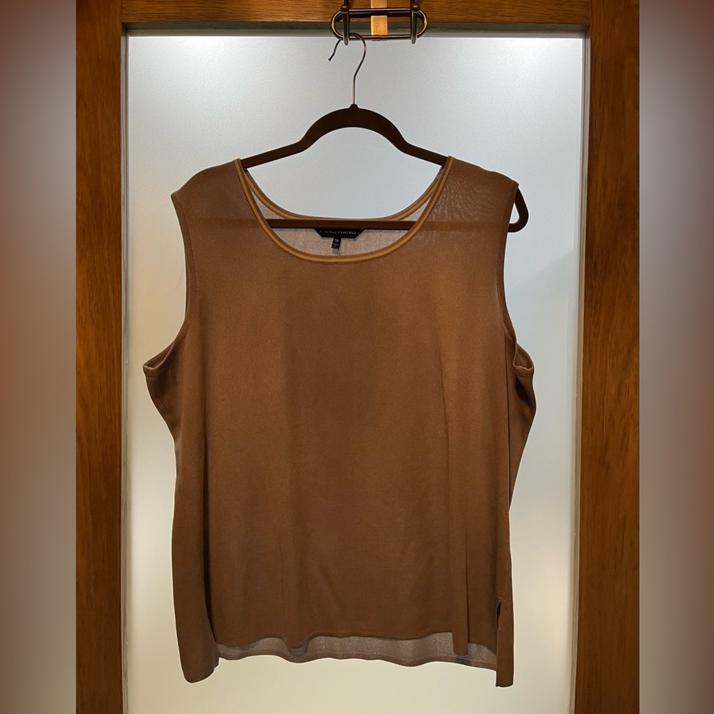 Grey Sleeveless Women's Top by Ming Wang